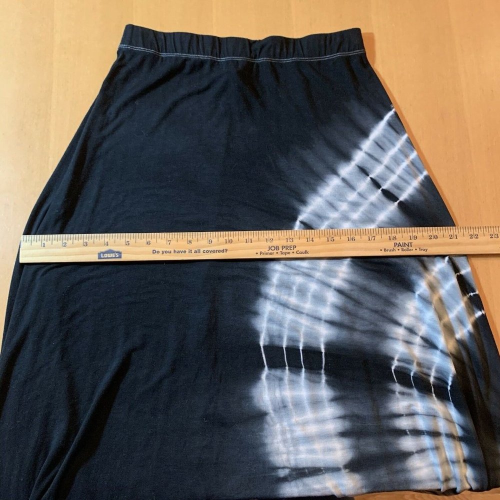 SOLD Go Couture Gray Tie Dye Knit Maxi Skirt - Picture 6 of 9